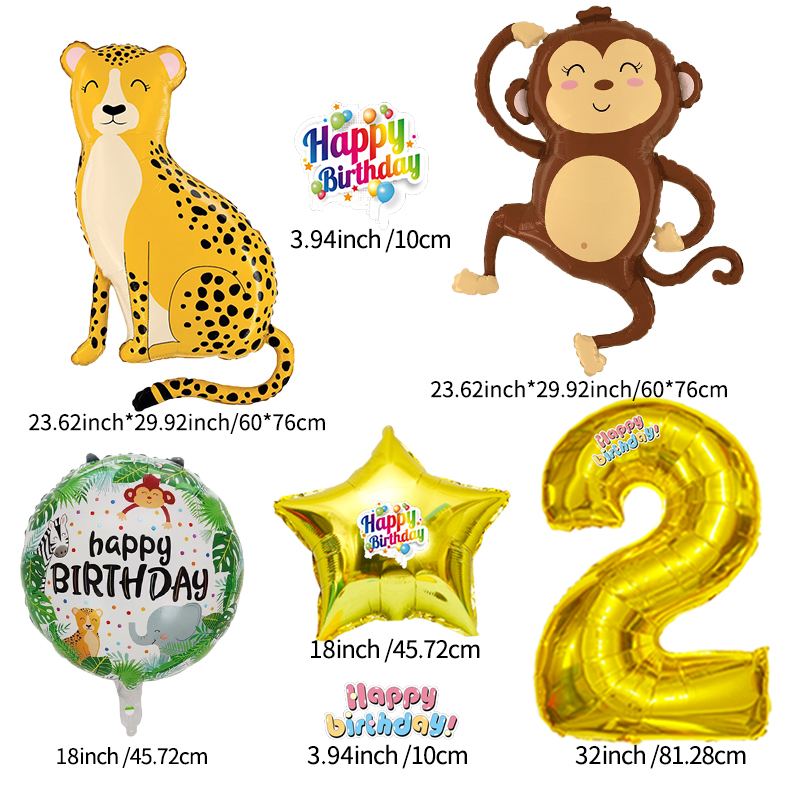 Monkey Leopard Zoo Numbers 0-9 - огляд і ціна Wedding Zoo