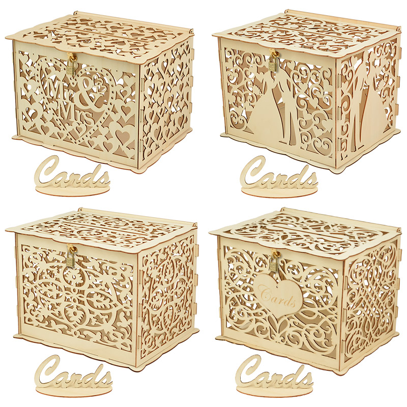 30X24X21cm DIY Wedding Gift Ca - огляд і ціна Wedding Card Box