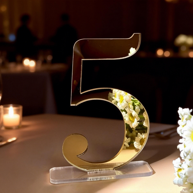 Numbers for Wedding Tables wit - огляд і ціна Table Number Gold