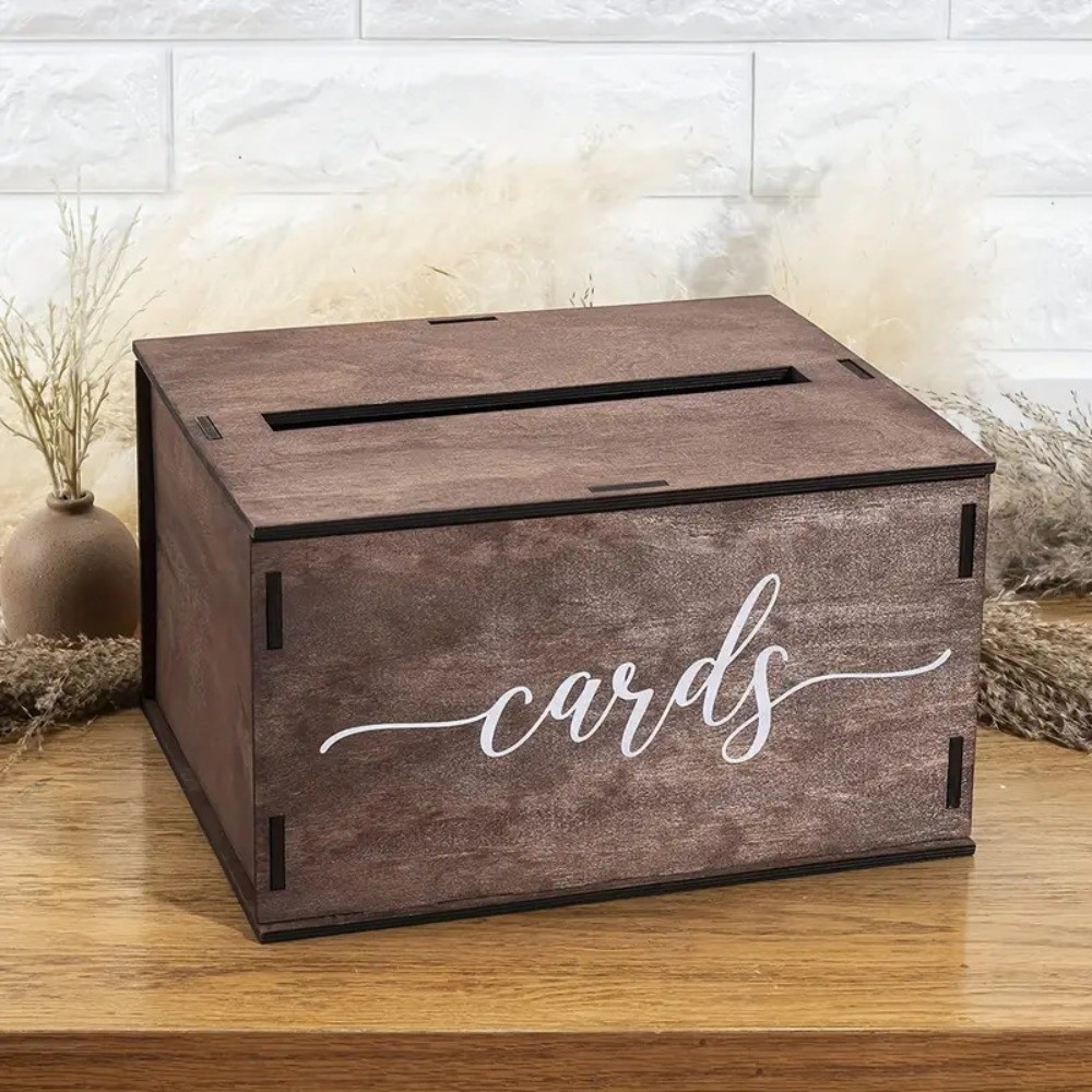 New Wooden Wedding Card Box De - огляд і ціна Wedding Card Box
