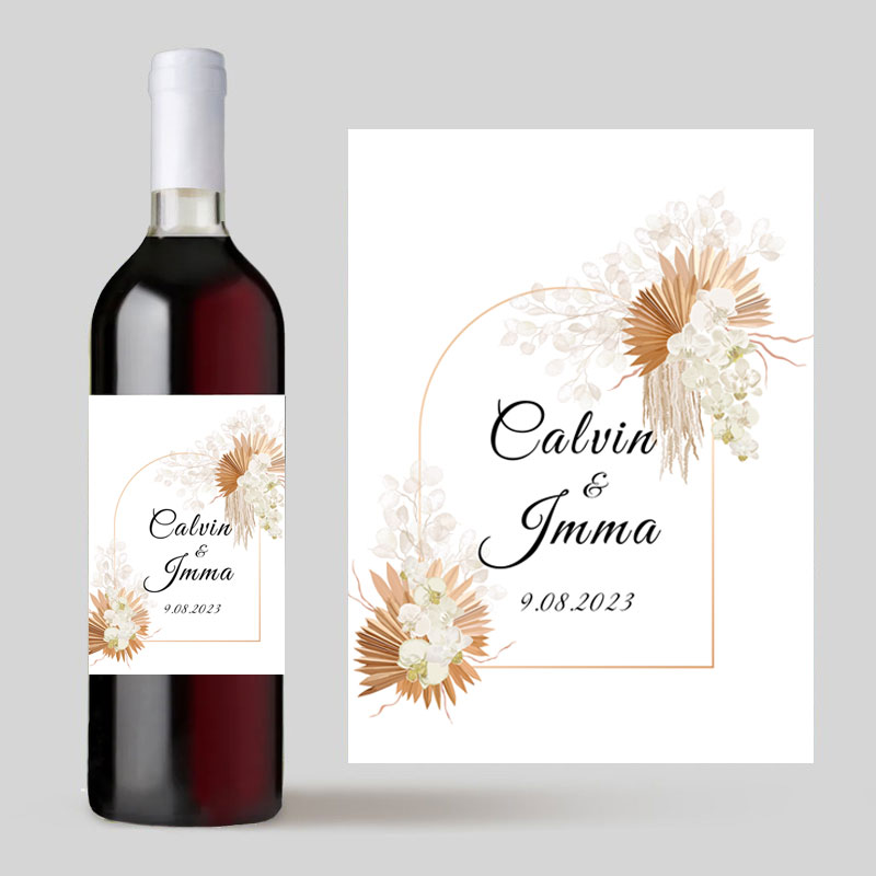 Custom Wedding Wine Labels Sti - огляд і ціна Table Number Gold