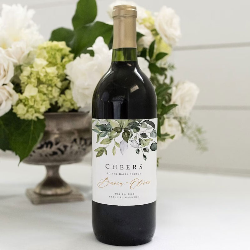 Custom Wedding Wine Labels Sti - огляд і ціна Table Number Gold