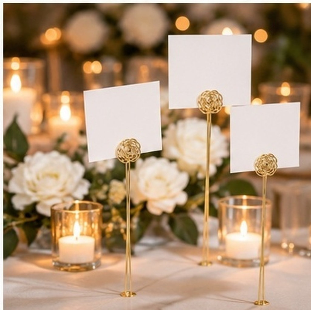 30Pcs Elegant Gold Floral Card - огляд і ціна Table Number Gold