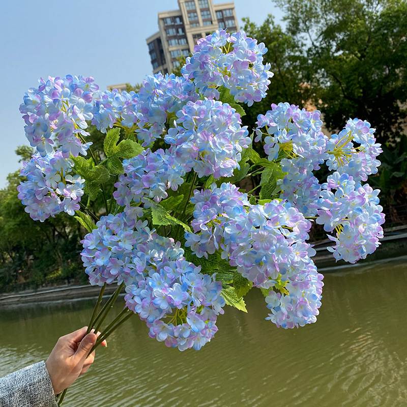 3pcs 4Head Hydrangea Wedding F - огляд і ціна Wedding Decor Supply Store