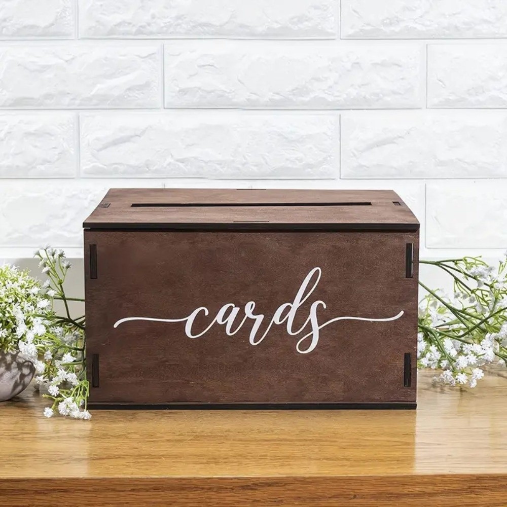 New Wooden Wedding Card Box wi - огляд і ціна Wedding Card Box