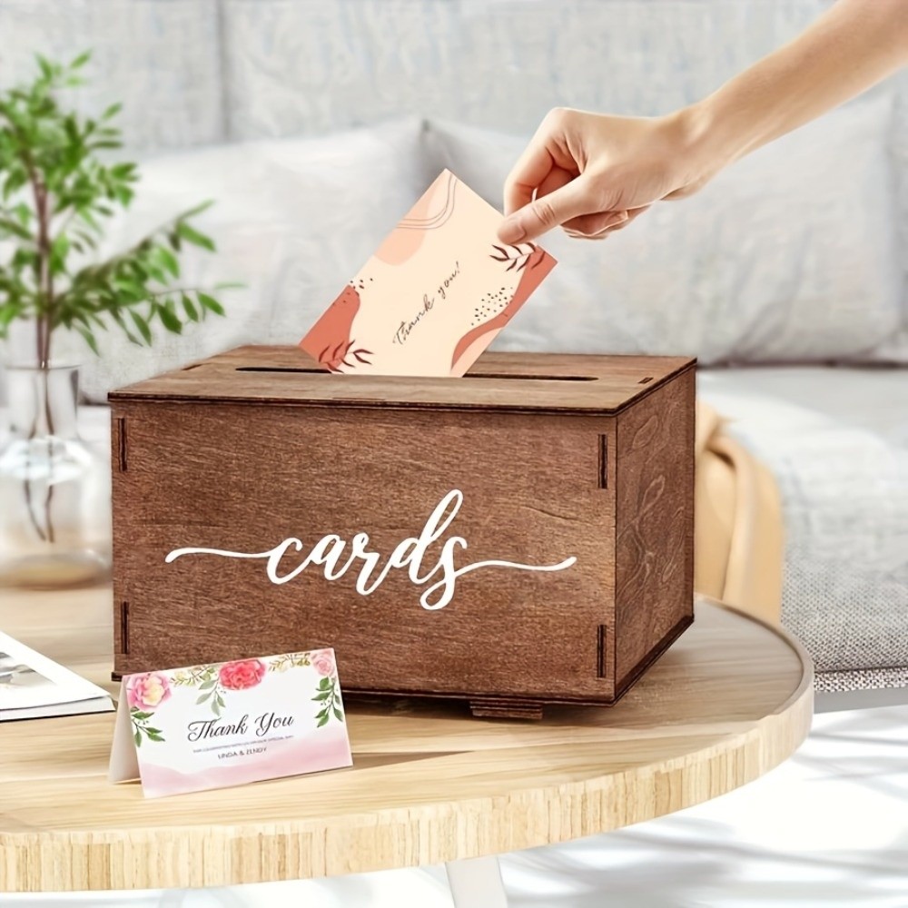 New Wooden Wedding Card Box wi - огляд і ціна Wedding Card Box