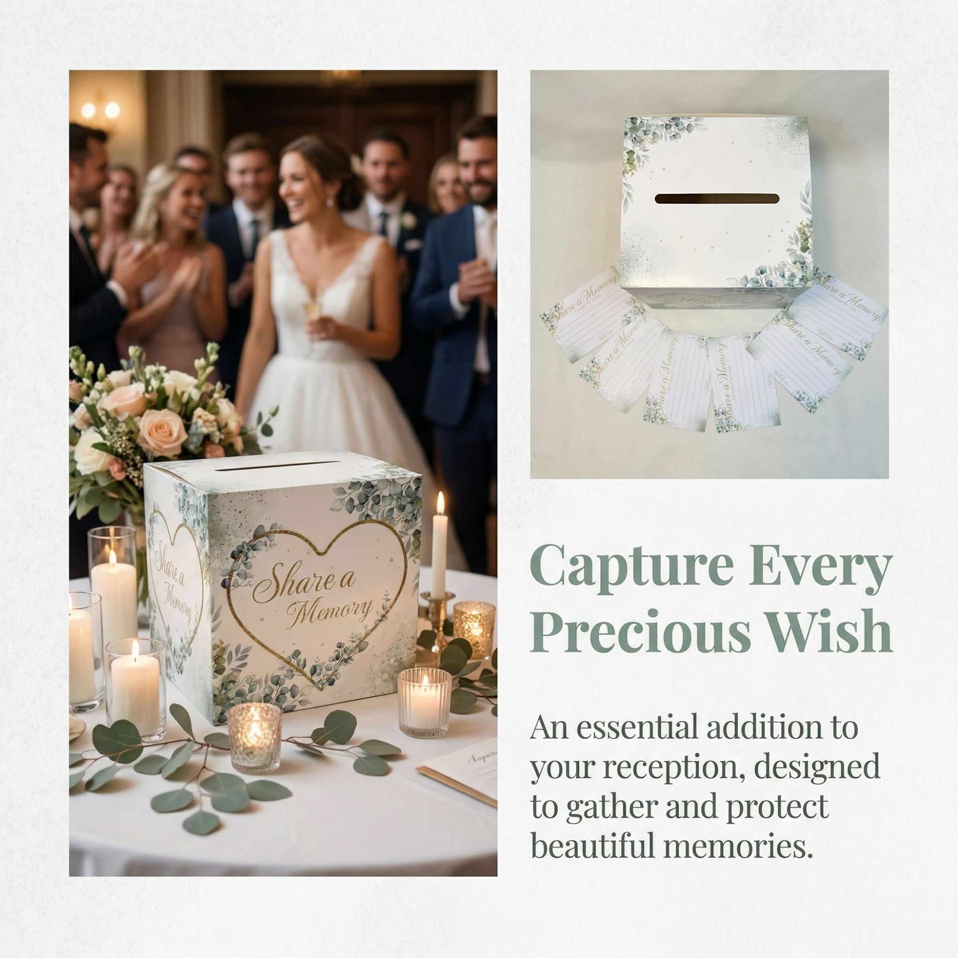 White Floral Wedding Card Box  - огляд і ціна Wedding Card Box