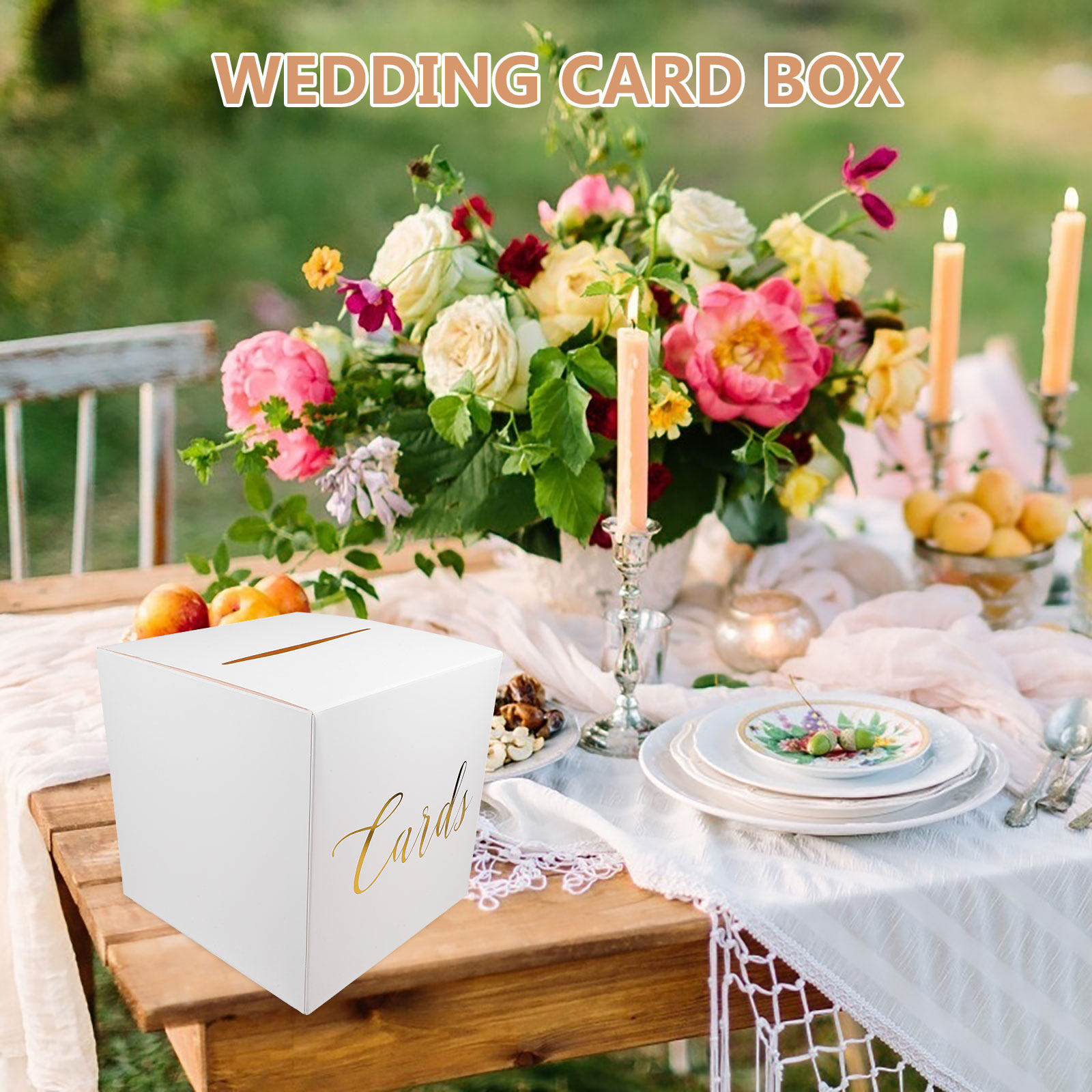 1Set Wedding Card Box Paper Ru - огляд і ціна Wedding Card Box