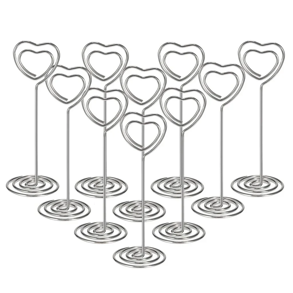 10pcs Heart Shape Table Number - огляд і ціна Table Number Gold
